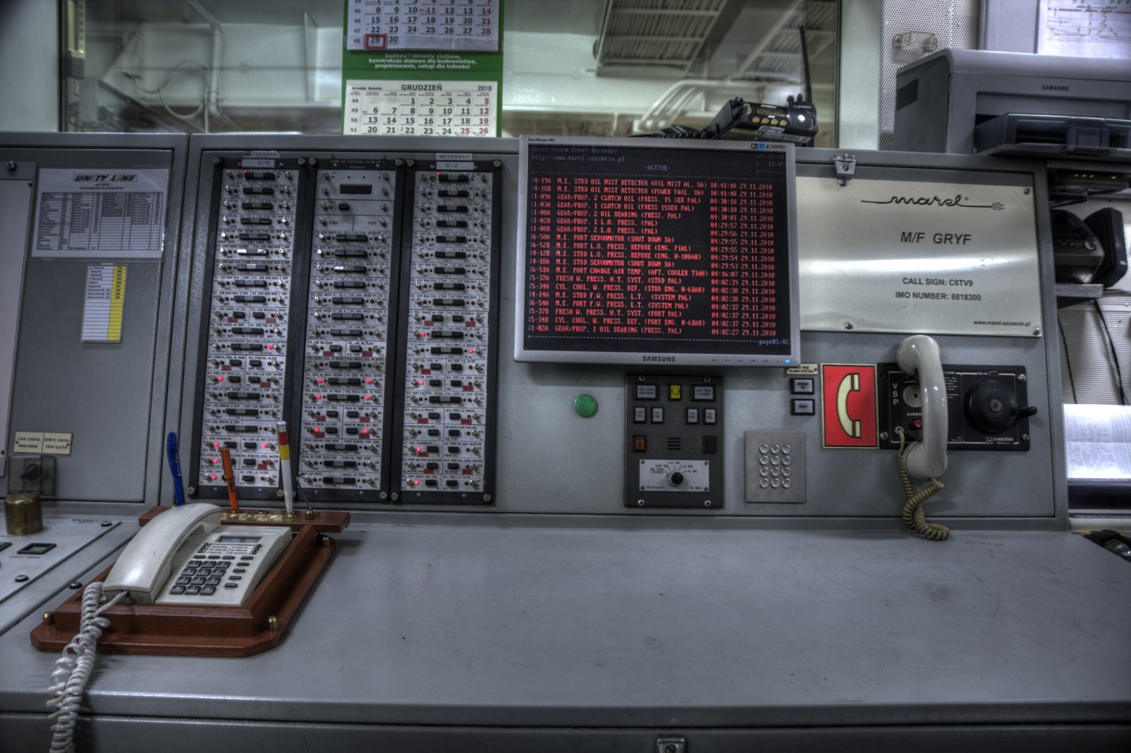 Alarm state logger for the Autronica KM-2 system — project documentation