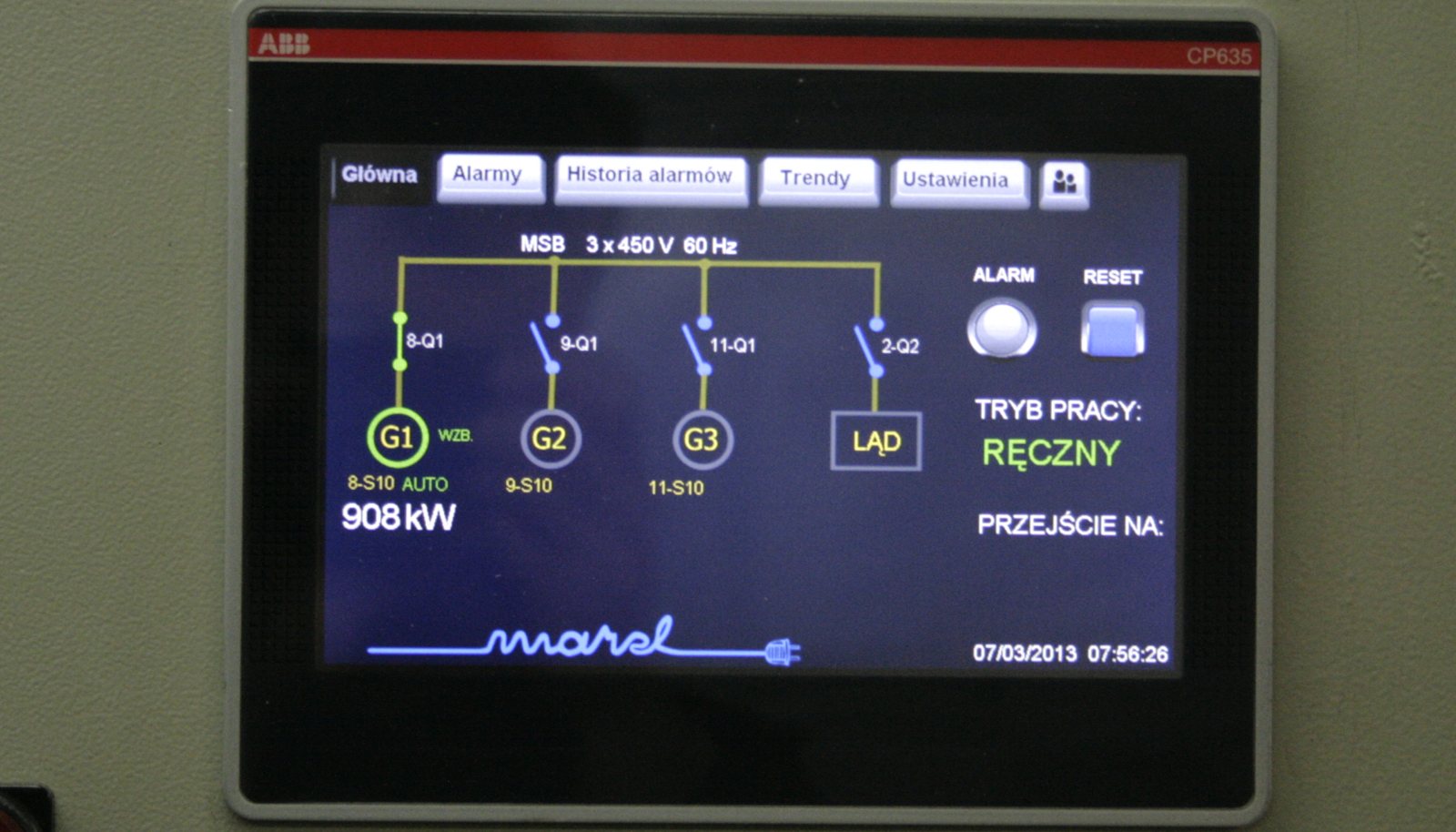 Shore-to-ship power supply system — project documentation