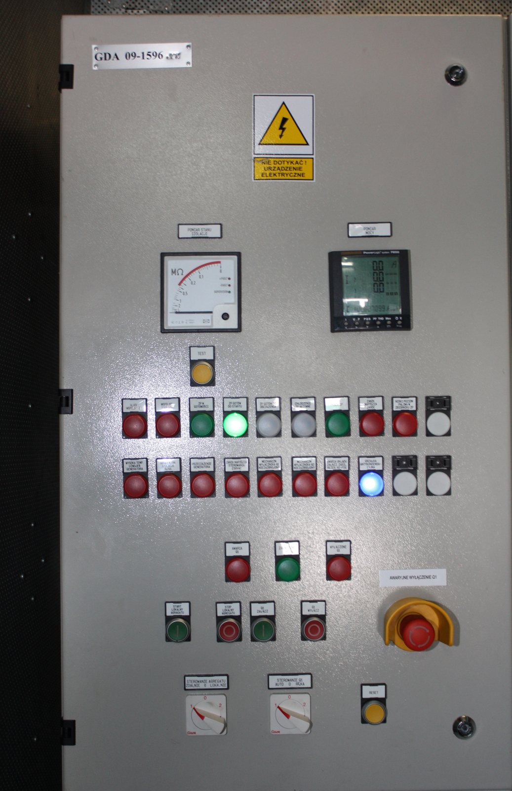 Bow thruster generator automation on the ferry "Gryf" — project documentation